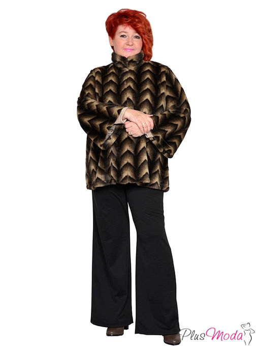 Шубка Модель №1774 размеры 44-84 - Plusmoda фото 8