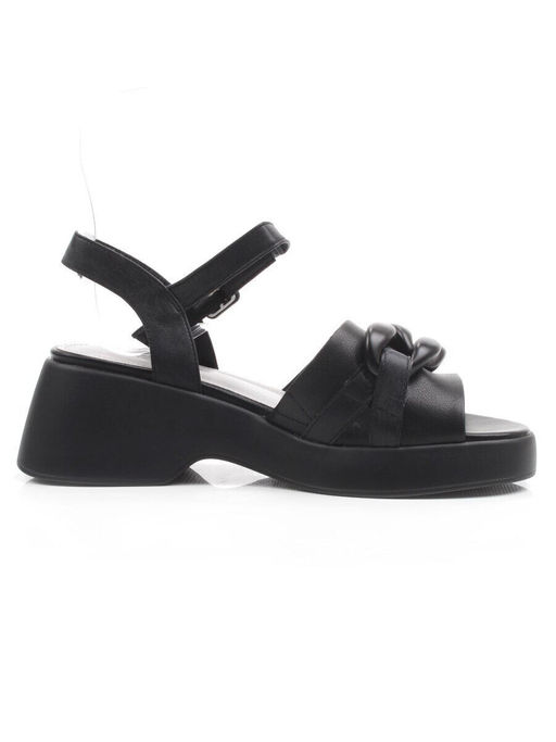 08-XL693-1 BLACK Босоножки женские (натуральная кожа)