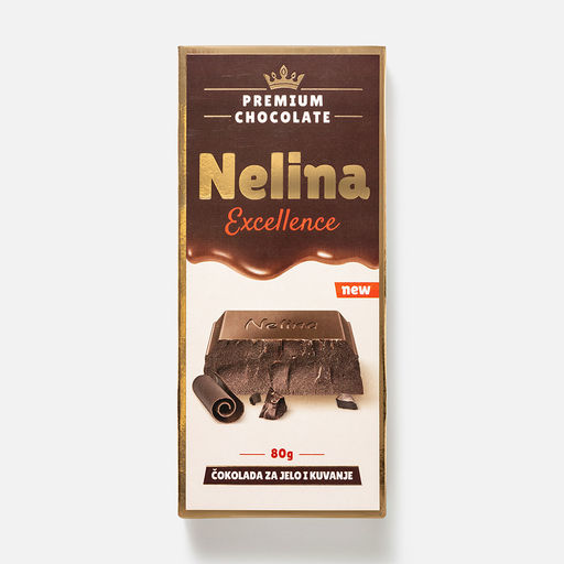 Шоколад Nelina Excellence тёмный, 80 г  фото 2
