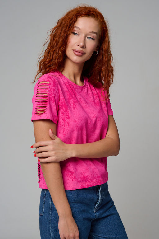 Футболка женская Натали 7497 кулирка хлопок с эластаном  фото 21