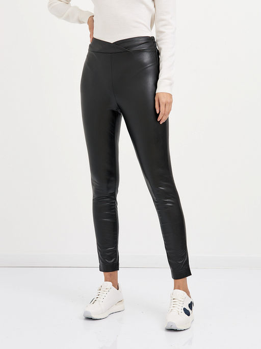 брюки женские черные укороченные - Glenfield фото 3