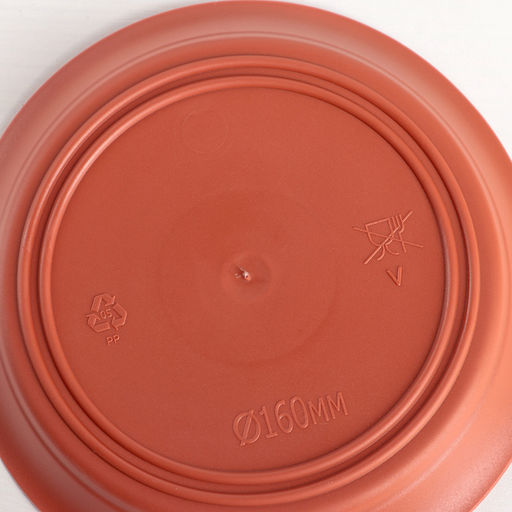 Горшок с поддоном «Алиция», 1,4 л, цвет терракотовый