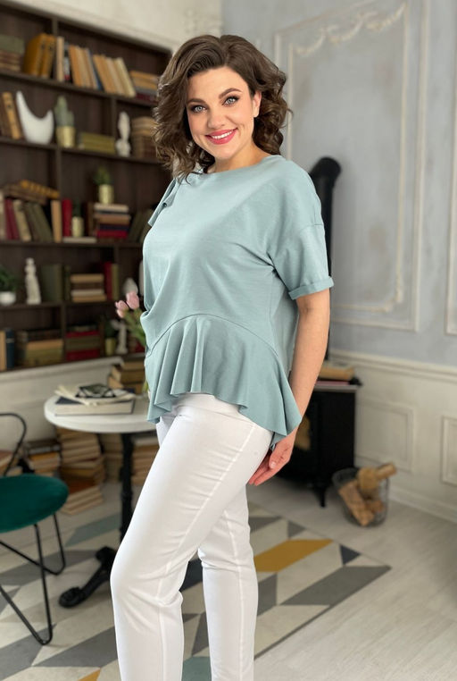 Блуза Rumoda 2122 мята  фото 6