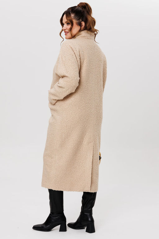 Пальто Michel Chic 363/1 бежевый  фото 6