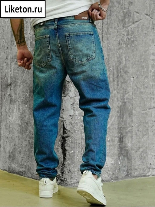 Джинсы бананы мужские, Артикул: 134036 - Liketon фото 2