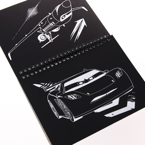 Набор для творчества с заданиями Гравюры. Тачки, 8 гравюр, Дисней - Disney фото 4