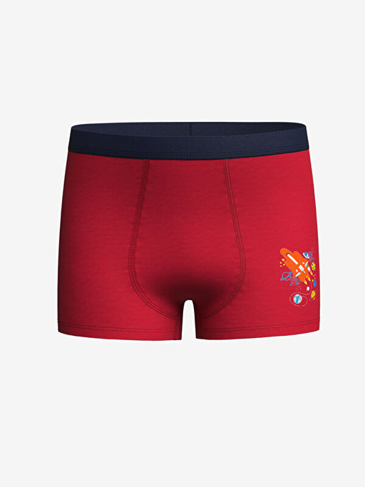 Bask?l? Erkek ?ocuk Boxer 3l? - Waikiki фото 3