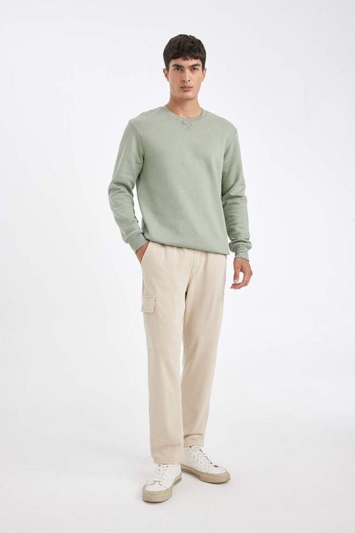 Спортивные брюки узкого кроя с прямыми штанинами - Defacto фото 3