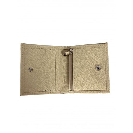 Портмоне женское Croco-ПР-917 натуральная кожа 2 отд, 6 карм, бежевый флотер (28) 264611  фото 3