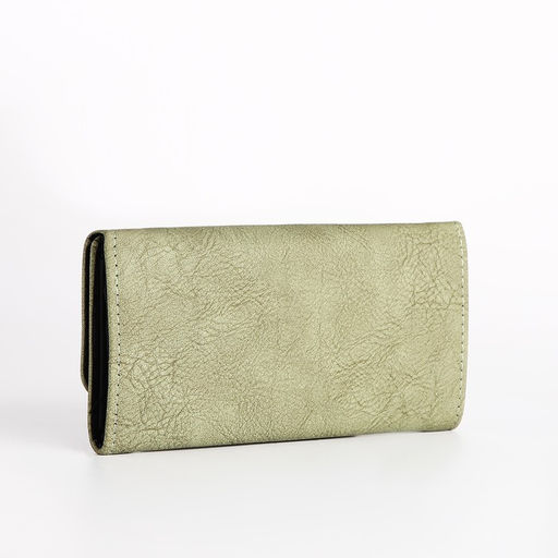 Кошелёк на кнопке, цвет зелёный - Simaland фото 2