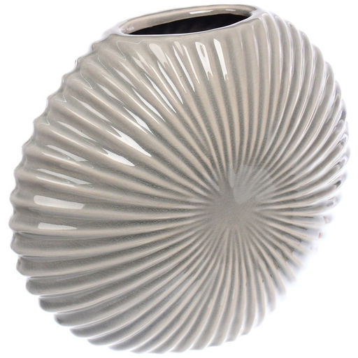 Ваза керамическая "Валенсия" 21*25*9см оливковая