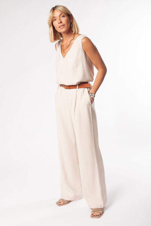 VILATTE / Брюки палаццо из лиоцелла  фото 4