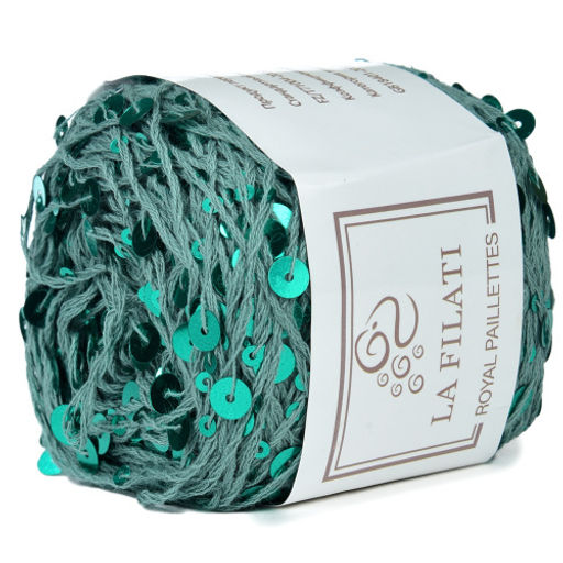 Royal Paillettes пряжа LA FILATI 55%%хлопок 45%пайетки 5х50г/120м