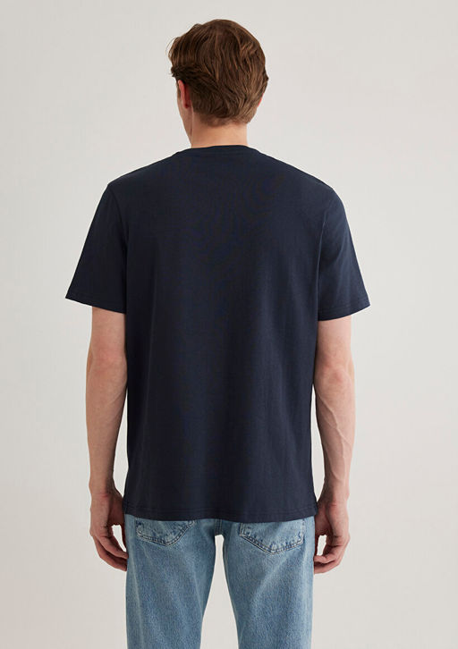 Mavi Jeans Bask?l? Lacivert Tisort  фото 4