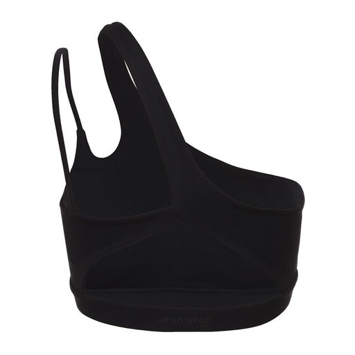 Топ спортивный женский ONLYTOP Asymmetry, размер 46 (L), чёрный