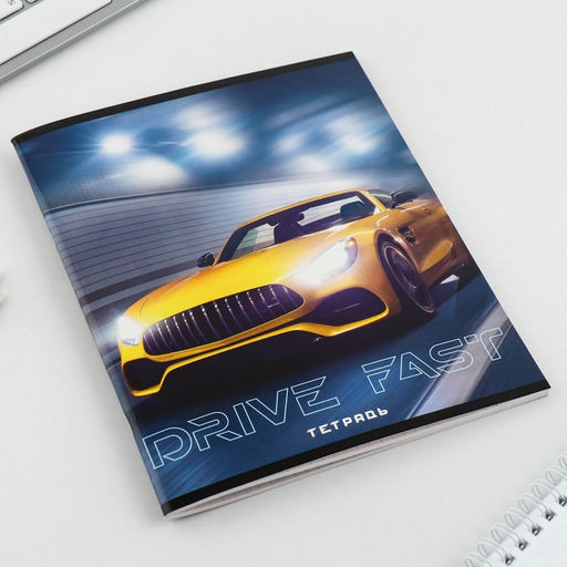 Цена за 5 шт. Тетрадь в клетку, 48 л., А5, на скрепке, блок №2 Машины МИКС - Artfox study фото 5