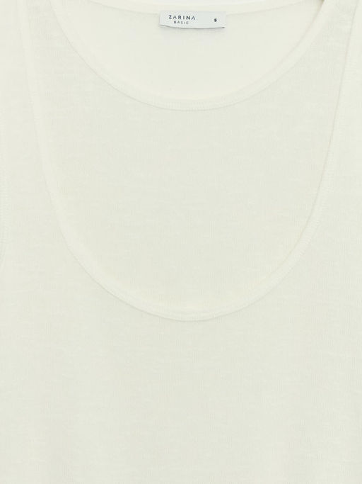 Двойной лонгслив из вискозы / Zarina  фото 9