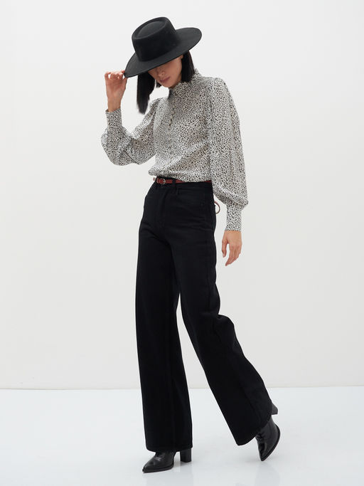 Блузка с принтом - Tantino фото 15