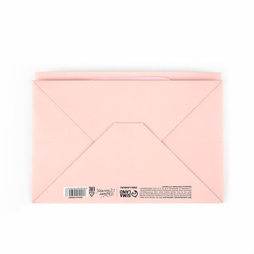 Пакет подарочный с широким дном, упаковка, «Present», 20×14×13 см