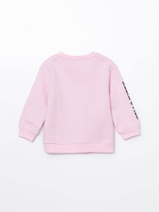 Bisiklet Yaka Hello Kitty Bask?l? K?z ?ocuk Kal?n Sweatshirt - Waikiki фото 3