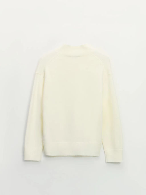 Джемпер оверсайз с V-образной горловиной / Zarina  фото 7