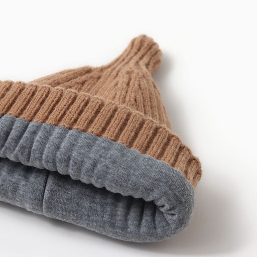 Шапка детская «Крошка Я», размер 46-48 см, бежевая