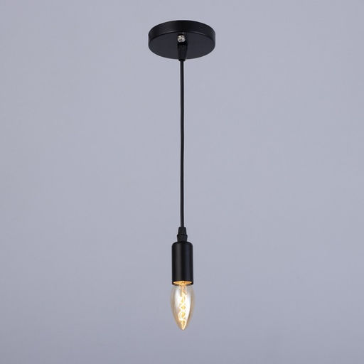 Светильник BayerLux 1929/1BK E14 40 Вт черный 5×5×105 см