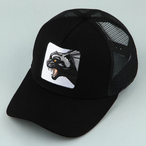 Кепка «Пантера», цвет чёрный, р-р 56