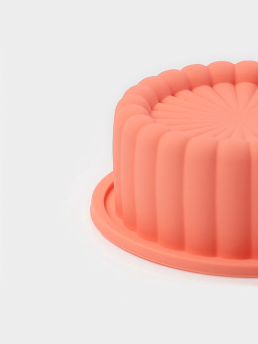 Форма для выпечки Доляна Савоярди, силикон, 3 ячейки, 22?19?4 см, персиковая  фото 4