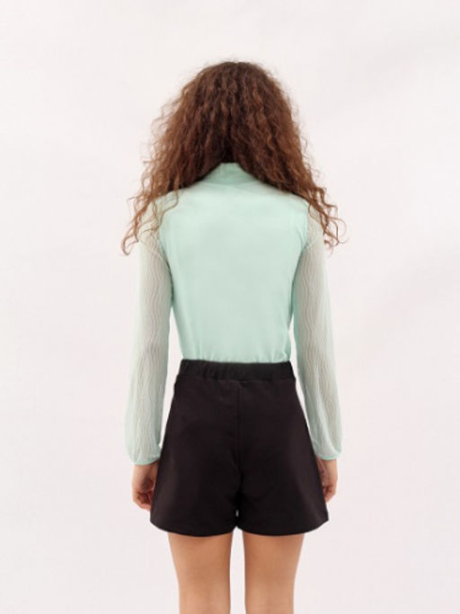 CRB wear/CWJG 63195-38 Водолазка для девочки,ментоловый/Ex.Cherubino  фото 2