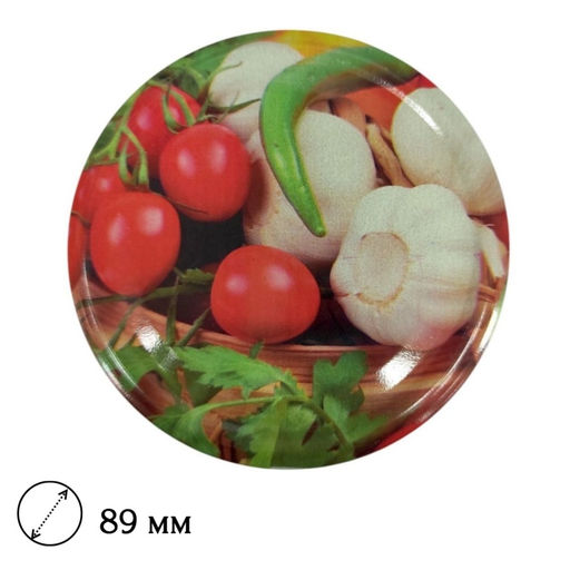 20шт. Крышка "твист-офф" d89мм (литография)