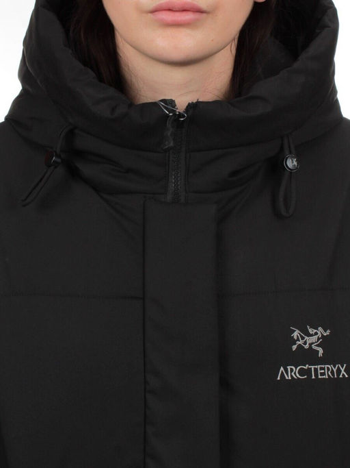 282 BLACK Куртка зимняя облегченная женская (верблюжья шерсть)