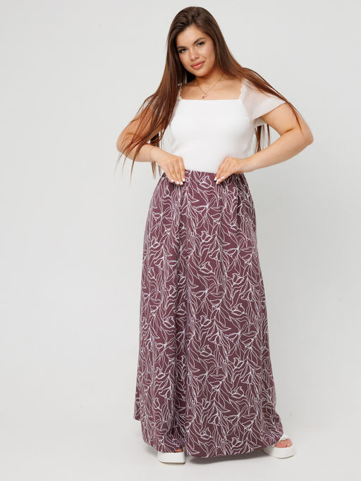 Юбка женская Ю-14 (вискоза) Персиковая - Elenatex фото 20