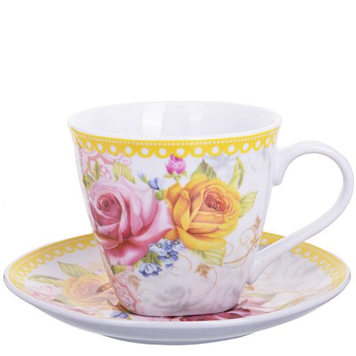 25793 Чайный сервизРозы12пр, 220мл фарфор LR(х8) - Mayer&boch фото 2