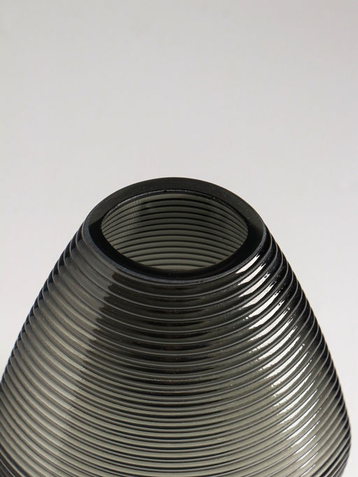 Ваза «Хэдли», 19.5×13.5 см, стекло, серо-зеленая