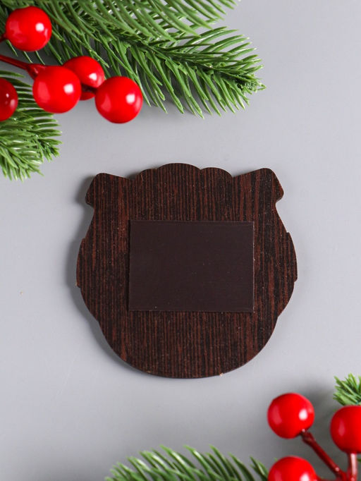 Цена за 3 шт. Магнит на холодильник «Новогодняя подкова с конём. Исполнения желаний», 7×7 см