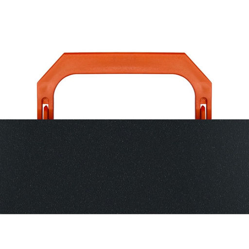 Папка портфель А4, 700 мкм, 1 отделение, Calligrata, чёрный с оранжевыми элементами отделки  фото 5