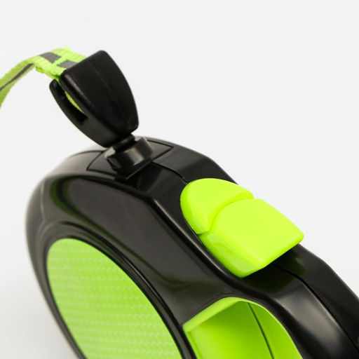 Рулетка Пижон светоотражающая, 8 м, до 50 кг, трос, прорезиненная ручка, зелёная  фото 3