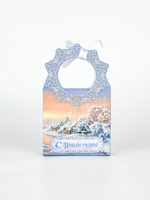 Набор подарочных коробок , 3 шт , Деревушка