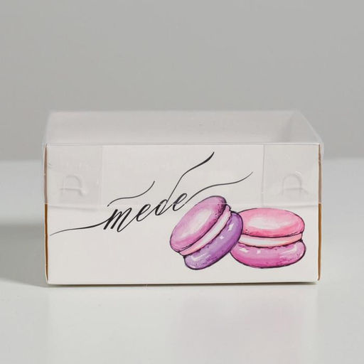 Цена за 5 шт. Коробка под бенто-торт с PVC крышкой Тебе, 12 х 6 х 11,5 см - Дарите счастье фото 2