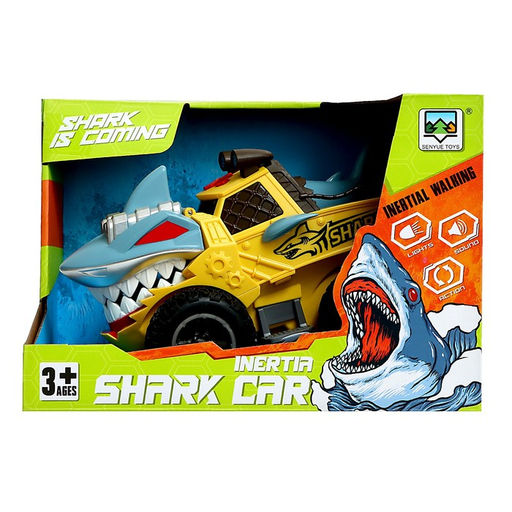 Машина инерционная Shark, свет, цвет жёлтый - Simaland фото 6