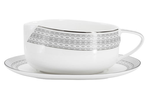 Обеденный сервиз Сильвер, 6 персон, 27 предметов - Anna lafarg emily фото 18