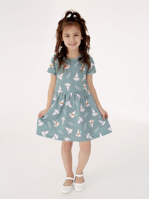 Платье Лето зайки полынь - Sovalina фото 5