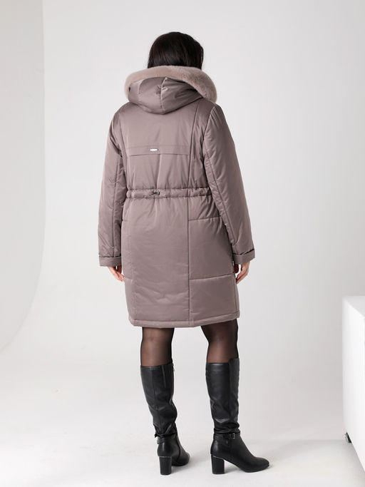 Еврозима! 24321 Пальто дем. капучино