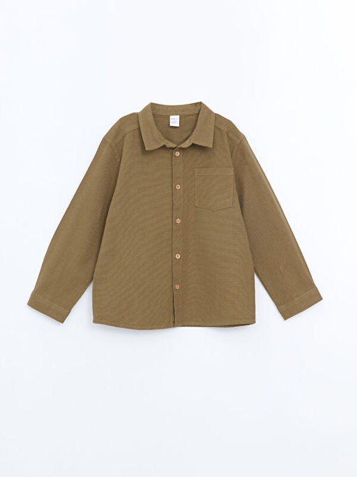 Uzun Kollu Erkek Bebek G?mlek ve Pantolon 2li Tak?m - Waikiki фото 2