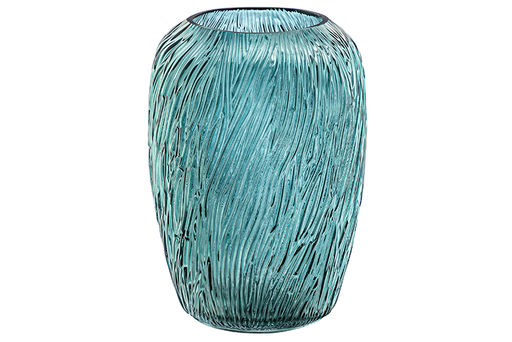 Ваза 19*19*25 см темно-зеленая, стекло - Elan gallery фото 4