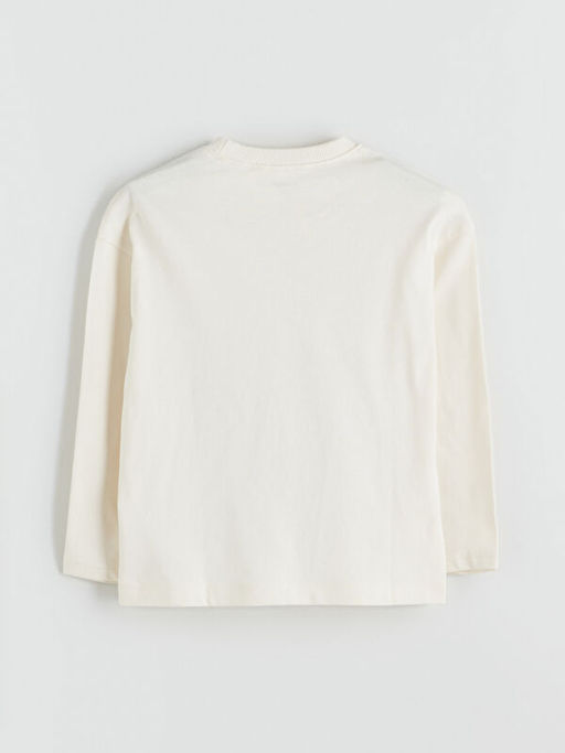 Araba Bask?l? Erkek ?ocuk Sweatshirt