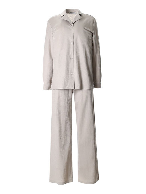 Костюм женский: рубашка, брюки, топ, KAFTAN Base, размер 42, серый