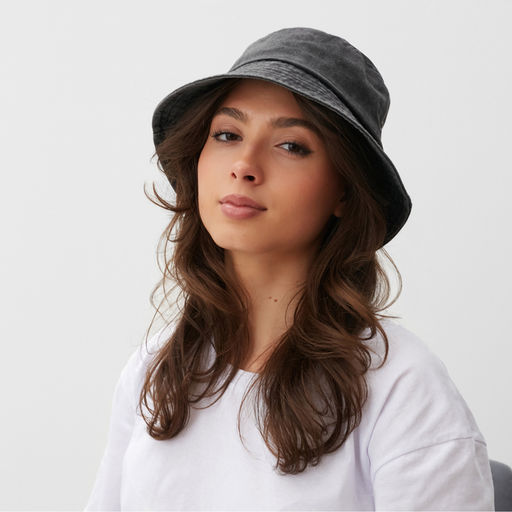 Панама однотонная MINAKU цвет серый, размер 56-58