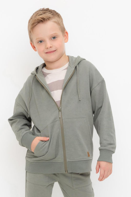 Crockid _ КР 302679-1/зеленый чай к554 джемпер (толстовка) для мал  фото 5